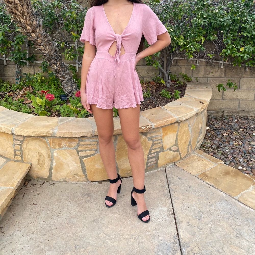 Pink romper